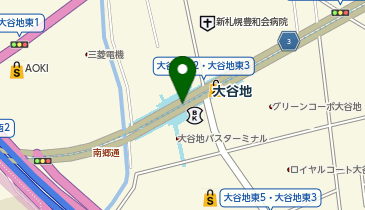 充レン 札幌市営地下鉄 東西線 大谷地駅 改札外 改札口付近 駅事務室付近の地図画像