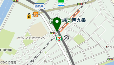 充レン JR西日本 西九条駅 改札外 2Fコンコース コンビニ横の地図画像
