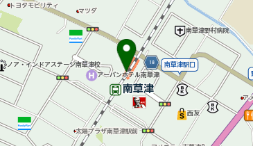 充レン JR西日本 南草津駅 改札内 コンコース 1・2番のりば階段上(上)の地図画像