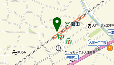 充レン JR西日本 瀬田駅 改札外 2F自由通路 北口側(下)の地図画像