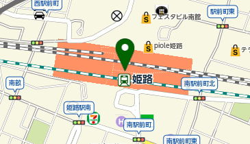 充レン JR西日本 姫路駅 改札内 1F在来線コンコース トイレ付近(下)の地図画像
