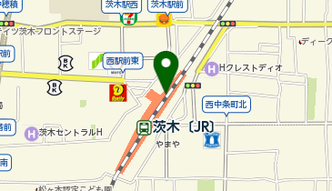 充レン デリカフェ・キッチン 茨木 店舗内 入口付近の地図画像