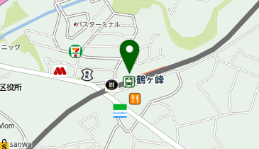 充レン 相鉄 鶴ヶ峰駅 2F改札内 コンビニ横(右)の地図画像