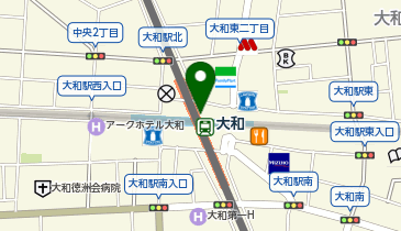 充レン 相鉄 大和駅 1F改札外 相鉄線改札付近(上)の地図画像