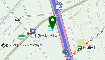 充レン 新ガーデン西浦和店 入口インフォメーションカウンター付近の地図画像