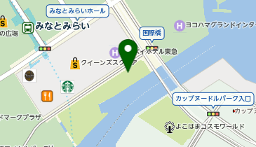 充レン よこはまコスモワールド ブラーノストリート・ゾーン カーニバルストリート内 入口両替機横の地図画像