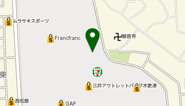 充レン 三井アウトレットパーク木更津 フードコート(上)の地図画像