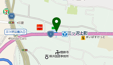 充レン 横浜市営地下鉄 三ツ沢上町駅 改札外 証明写真機横の地図画像