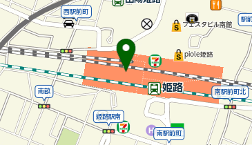 充レン ピオレ姫路 ピオレ2 1F 中央エスカレーター付近(上)の地図画像