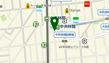 充レン 東急電鉄 中央林間駅 改札外 南口付近(下)の地図画像