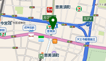 充レン Osaka Metro 堺筋線 恵美須町駅 改札外 南改札付近(2)出口付近の地図画像