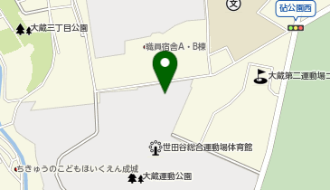 充レン 総合運動場温水プール クーポール砧店(レストラン)内 入口付近の地図画像