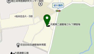 充レン 大蔵第二運動場 クーポール大蔵店内 入口付近の地図画像