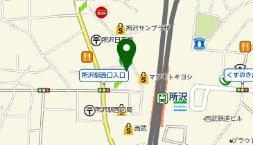 充レン メガガーデン所沢スロット館 2F精算機横の地図画像