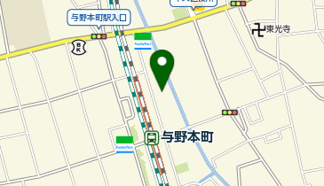 充レン ガーデン与野本町 店舗南休憩所付近の地図画像