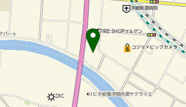 充レン 新!ガーデン板橋 お茶コーナー横の地図画像