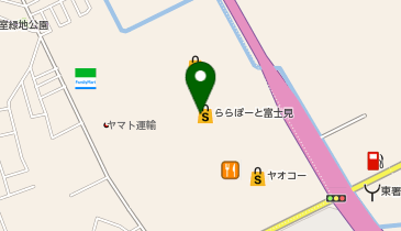 充レン ららぽーと富士見 1階 フードコート前(上)の地図画像