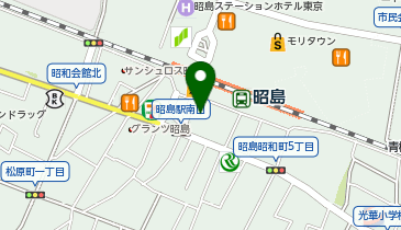 充レン カラオケまねきねこ 昭島南口店の地図画像
