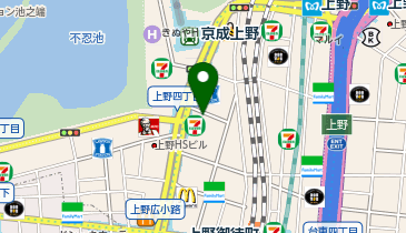 充レン カラオケまねきねこ 上野中央通り店(下)の地図画像