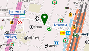 充レン カラオケまねきねこ 北千住西口店の地図画像