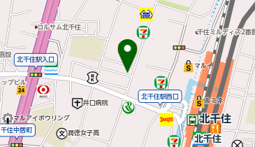 充レン カラオケまねきねこ 北千住西口2号店の地図画像