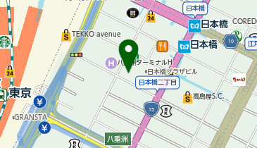 充レン カラオケまねきねこ 八重洲店の地図画像
