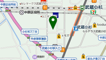 充レン イトーヨーカドー武蔵小杉駅前店 1階正面入口横の地図画像