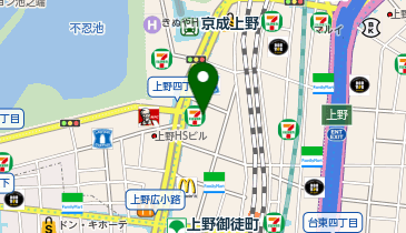 充レン カラオケまねきねこ 上野中央通り店(上)の地図画像