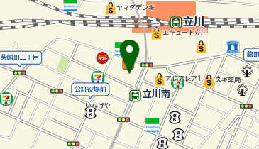 充レン カラオケまねきねこ 立川南口2号店(上)の地図画像