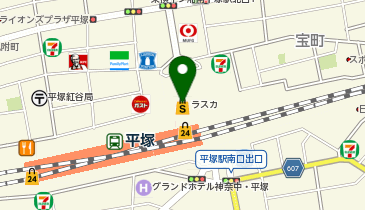 充レン モバイアス ラスカ平塚店の地図画像