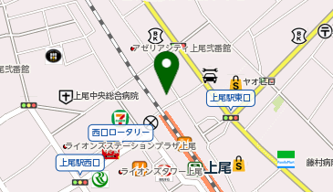充レン カラオケまねきねこ 上尾東口店の地図画像