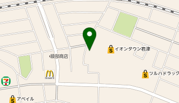 充レン カラオケまねきねこ 君津中野店の地図画像