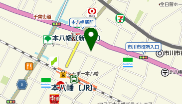 充レン カラオケまねきねこ 本八幡北口店の地図画像