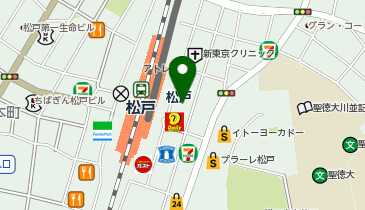 充レン カラオケまねきねこ 松戸東口2号店の地図画像