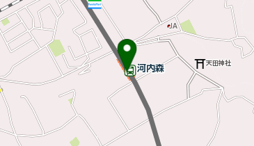 充レン 京阪電車 河内森駅 改札口内(下)の地図画像
