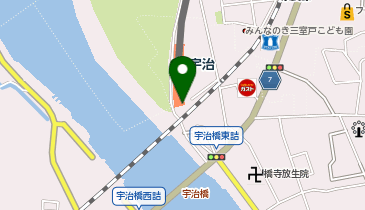 充レン 京阪電車 宇治駅 改札口外正面柱横(下)の地図画像