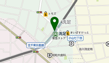 充レン 東急電鉄 洗足駅 改札内 1F 2番線ホーム側 エスカレーター付近(下)の地図画像