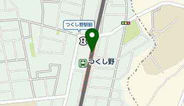 充レン 東急電鉄 つくし野駅 改札内 公衆電話横(下)の地図画像