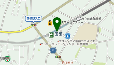 充レン 京王電鉄 国領駅 改札内 トイレ付近(下)の地図画像