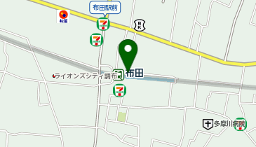 充レン 京王電鉄 布田駅 改札内 改札口付近(上)の地図画像
