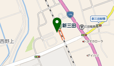 充レン JR西日本 新三田駅 改札外 コンコース 南側出入り口付近(下)の地図画像