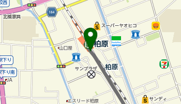 充レン JR西日本 柏原駅 改札内 コンコース 改札口正面(下)の地図画像