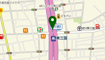 充レン Osaka Metro 御堂筋線 東三国駅 改札外 北改札付近(下)の地図画像
