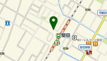 充レン 堅田駅前自転車駐車場 管理事務所前の地図画像