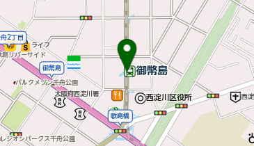 充レン JR西日本 御幣島駅 改札内 コンコース エスカレーター付近(下)の地図画像