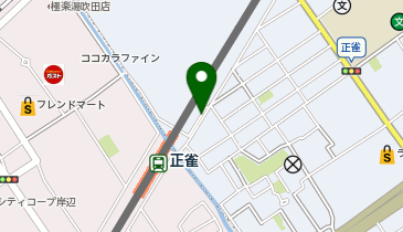充レン 阪急電鉄 正雀駅 改札口外 東出口側 自販機横(下)の地図画像