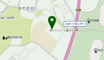 充レン Spa Resort 蘭々の湯 1Fゲームコーナー付近の地図画像