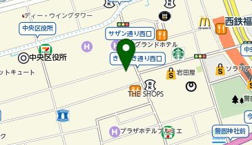 充レン 晴れる屋 福岡店の地図画像