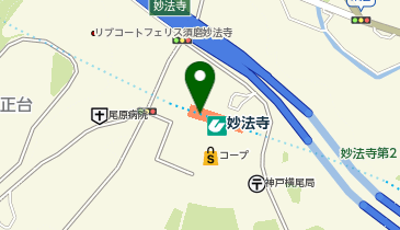 充レン 神戸市営地下鉄 妙法寺駅 改札内(下)の地図画像