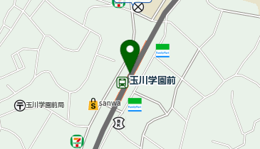 充レン 小田急電鉄 玉川学園駅 改札外 改札階 公衆電話横(上)の地図画像